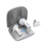 Asus ROG Cetra Speed Nova True Wireless/Bluetooth In-Ear RGB Gaming Headphones, AI Microphones, Up to 46-Hours Battery - White