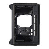 هيكل Asus Rog Z11 Mini-ITX مصنوع من الألومنيوم والفولاذ والزجاج المقوى والبلاستيك ABS - أسود