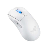 ماوس الألعاب اللاسلكي ASUS P714 ROG Keris II Ace SpeedNova، وزن 54 غرام، دقة 42000 نقطة في البوصة، لون أبيض