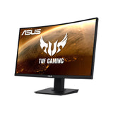 شاشة ألعاب منحنية Asus TUF VG24VQE مقاس 23.6 بوصة بدقة FHD وتقنية VA ومعدل تحديث 165 هرتز وزمن استجابة 1 مللي ثانية وتقنية FreeSync