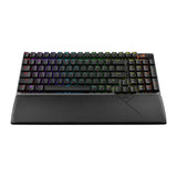 لوحة مفاتيح الألعاب الميكانيكية اللاسلكية Asus X901 ROG Strix Scope II 96 بمفاتيح NX Snow، تصميم خطي محسّن (عربي) - أسود