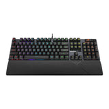 لوحة مفاتيح الألعاب الميكانيكية البصرية السلكية Asus XA11 Rog Strix Scope II بمفاتيح RX الحمراء الخطية والسريعة (العربية) - أسود