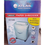 Atlas Cross Cut Paper Shredder 15 Sheets Credit Card Cd Cc1540