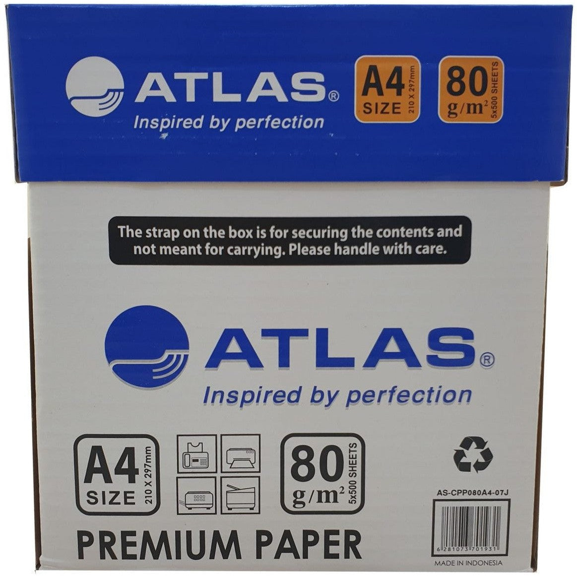 Atlas Photocopy Paper A3 80Gsm-A3 Papers-Other-Box-Star Light Kuwait