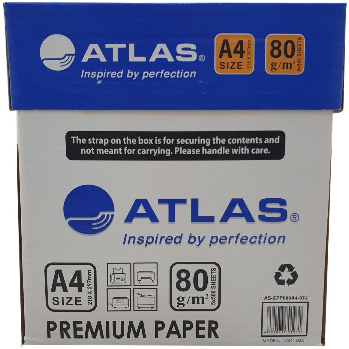 Atlas Photocopy Paper A4 80Gsm-A4 Paper-Atlas-Star Light Kuwait