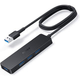 Aukey Aluminum Ultra Slim 4-Port Usb 3.0 Usb Hub-Cable-Aukey-Star Light Kuwait