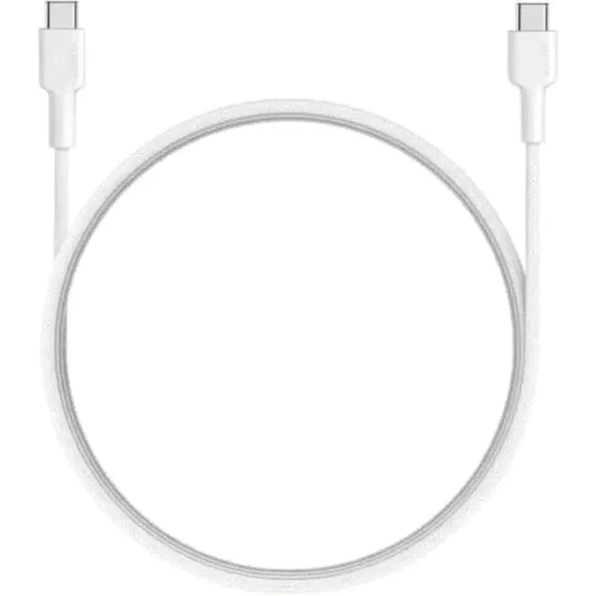 Aukey Braided Nylon Usb-C To Usb-C Cable - White-Cable-Aukey-Star Light Kuwait