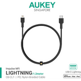 Aukey Bundle Deal - Pa-Y25 + Cb-Cl1 + Pb-N83S - Black-Cable-Aukey-Star Light Kuwait