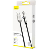 BASEUS LRIDESCENT LAMP HW FLASH CHARGE MOBILE GAME USB FOR TYPE-C