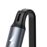 كابل شحن USB ثلاثي الوظائف من Baseus، 3.5 أمبير، 1.2 متر، رمادي داكن - CAMLT-BYG1