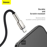 Baseus Cafule Series Metal Data Cable USB to Lightning - 2.4A / 2m / Black