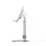 Baseus Desktop Wireless Charger Holder/Stand for Smartphone/Tablet (Youth Holder, Silver)
