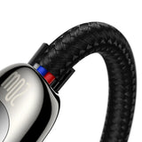 Baseus Display Fast Charging Data Cable Type-C to IP - 20W / 1m / Black