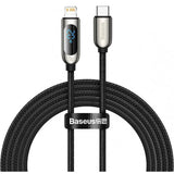 Baseus Display Fast Charging Data Cable Type-C to IP 20W 2M Black