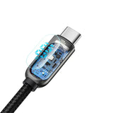 Baseus Display Fast Charging Data Cable Type-C to Type-C - 100W / 1m / Black