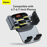 Baseus Easy Control Clamp Car Mount Holder (A Set) - Black