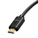 كابل محول HDMI إلى HDMI من سلسلة Baseus عالية الوضوح - 3 أمتار / أسود