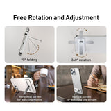 Baseus LUXZ000002 Foldable Rotating Bracket for Mobile Phone(White)