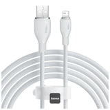 Baseus Pudding Series Fast Charging USB-A to Lightning Cable - 2 Meter / 20W / Stellar White