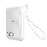 Baseus Wireless Charger Power Bank - 10W / 10,000mAh / White
