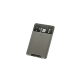 Baseus back stick silicone card bag - Dark grey