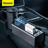 منظم وحدة التحكم المعدنية الفاخرة من Baseus inAuto (مزود طاقة USB مزدوج) CRCWH-A01 – أسود