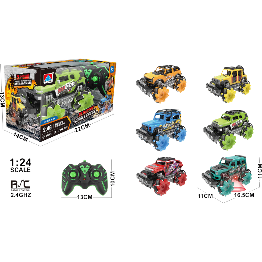 Battery Operated Colorful Remote Control Car-Cq-602-Electric Toys-Other-Star Light Kuwait