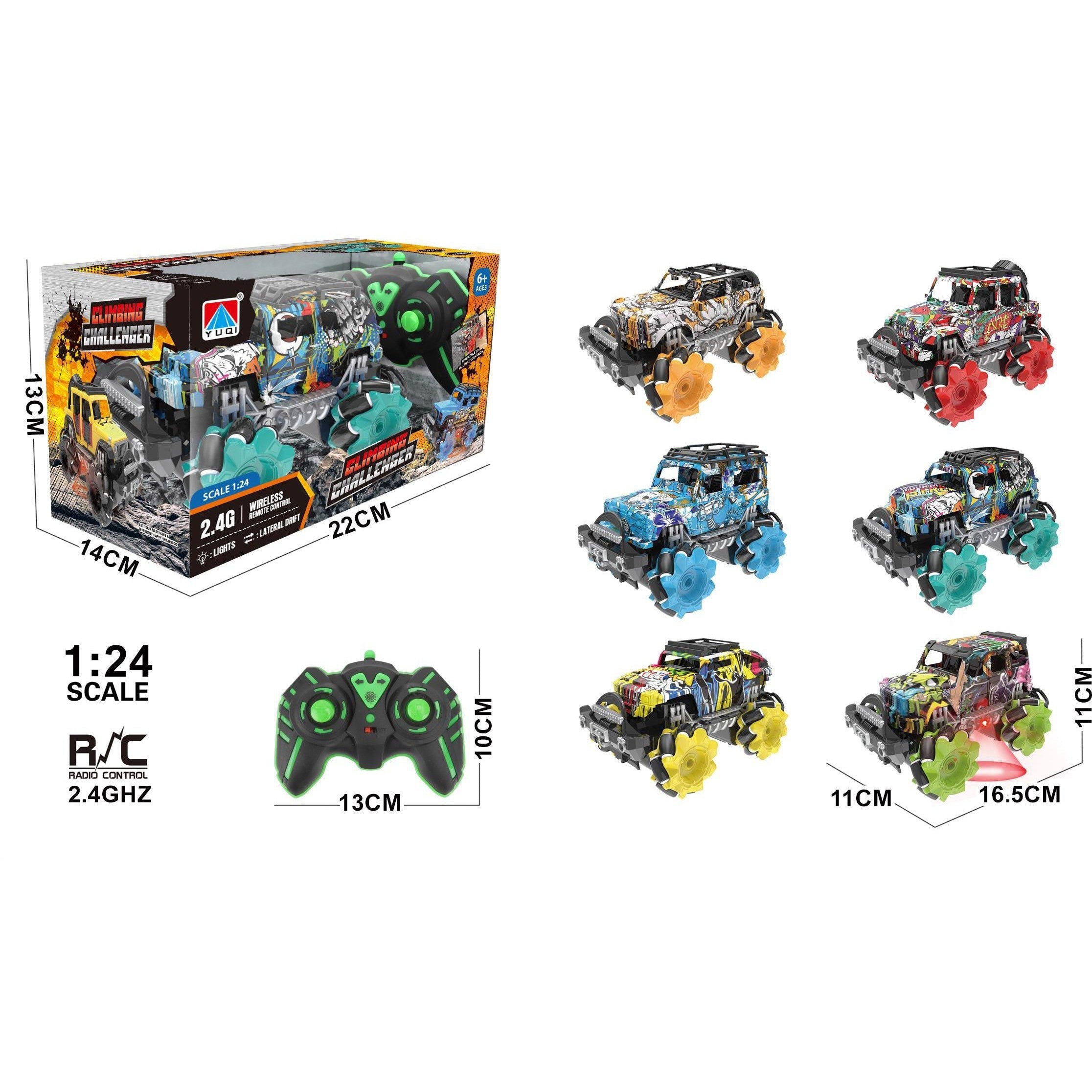 Battery Operated Colorful Remote Control Car-Cq-602-Electric Toys-Other-Star Light Kuwait