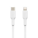 كابل Belkin Boost Charge USB-C مع موصل Lightning بطول 1 متر - أبيض