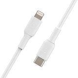 كابل Belkin Boost Charge USB-C مع موصل Lightning بطول 2 متر - أبيض