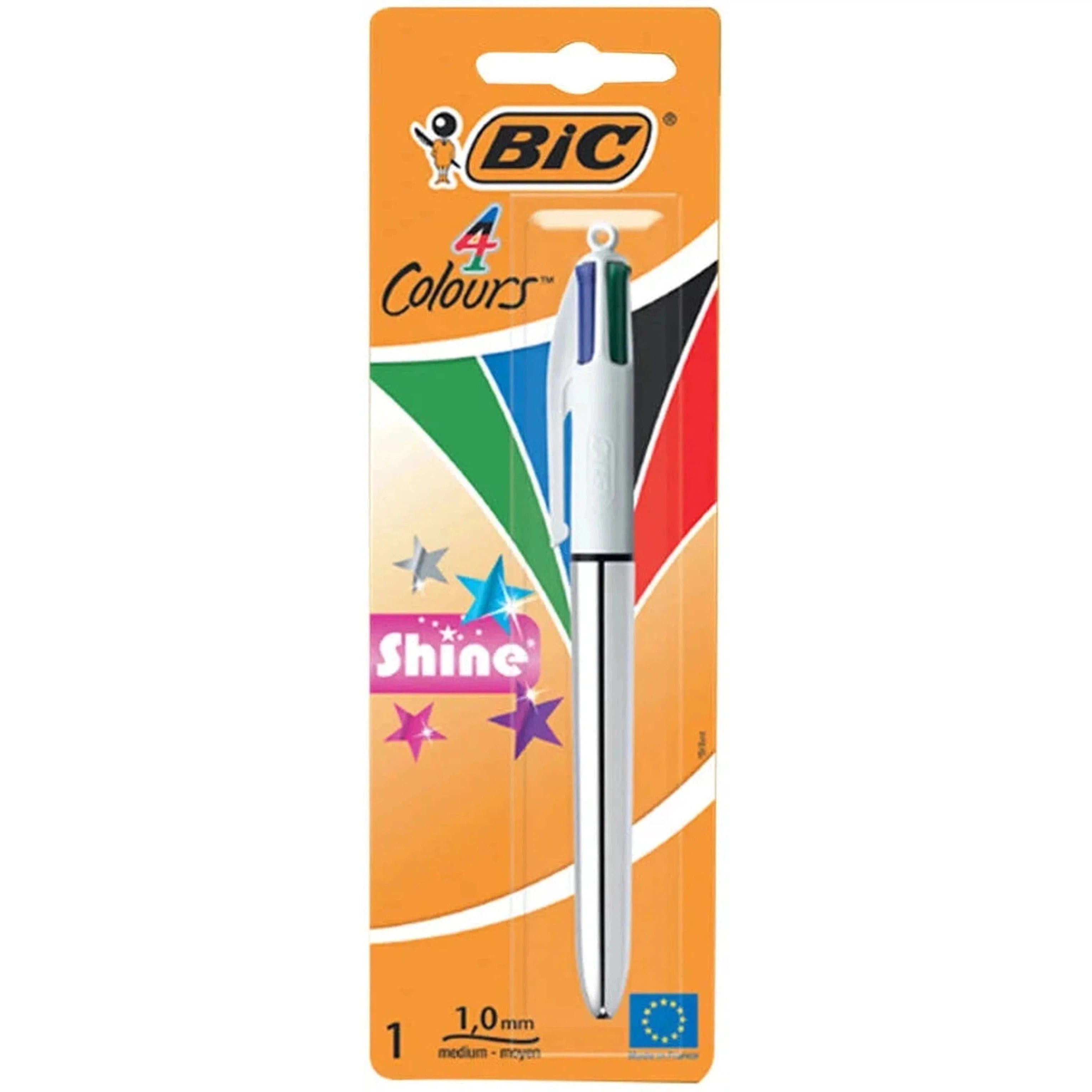 Bic 4 Color Pen Shine Blister-Pens-Other-Star Light Kuwait