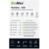 BioMax Multibio 500 Face Recognition Attendance Machine – Touchless Biometric