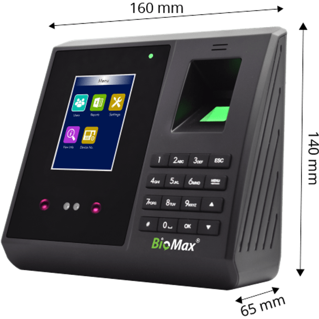 Biomax Nbm70W Pro-Biometrics Attendance Machine-BioMax-Star Light Kuwait