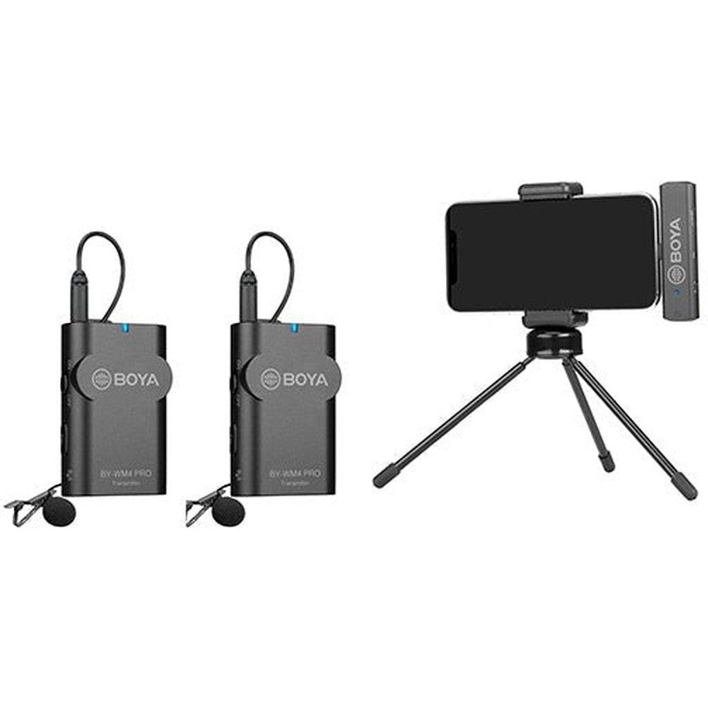 Boya 2.4 Ghz Wireless Microphone System - Black-Microphone-BOYA-Star Light Kuwait