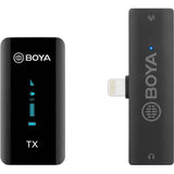 Boya 2.4Ghz Wireless Microphone For Mobile Device Like Smartphone, Pc, Tablet - Black-Microphone-BOYA-Star Light Kuwait