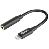 Boya 3.5 Mm Female Trs To Male Lightning Adapter Cable-Cable-BOYA-Star Light Kuwait