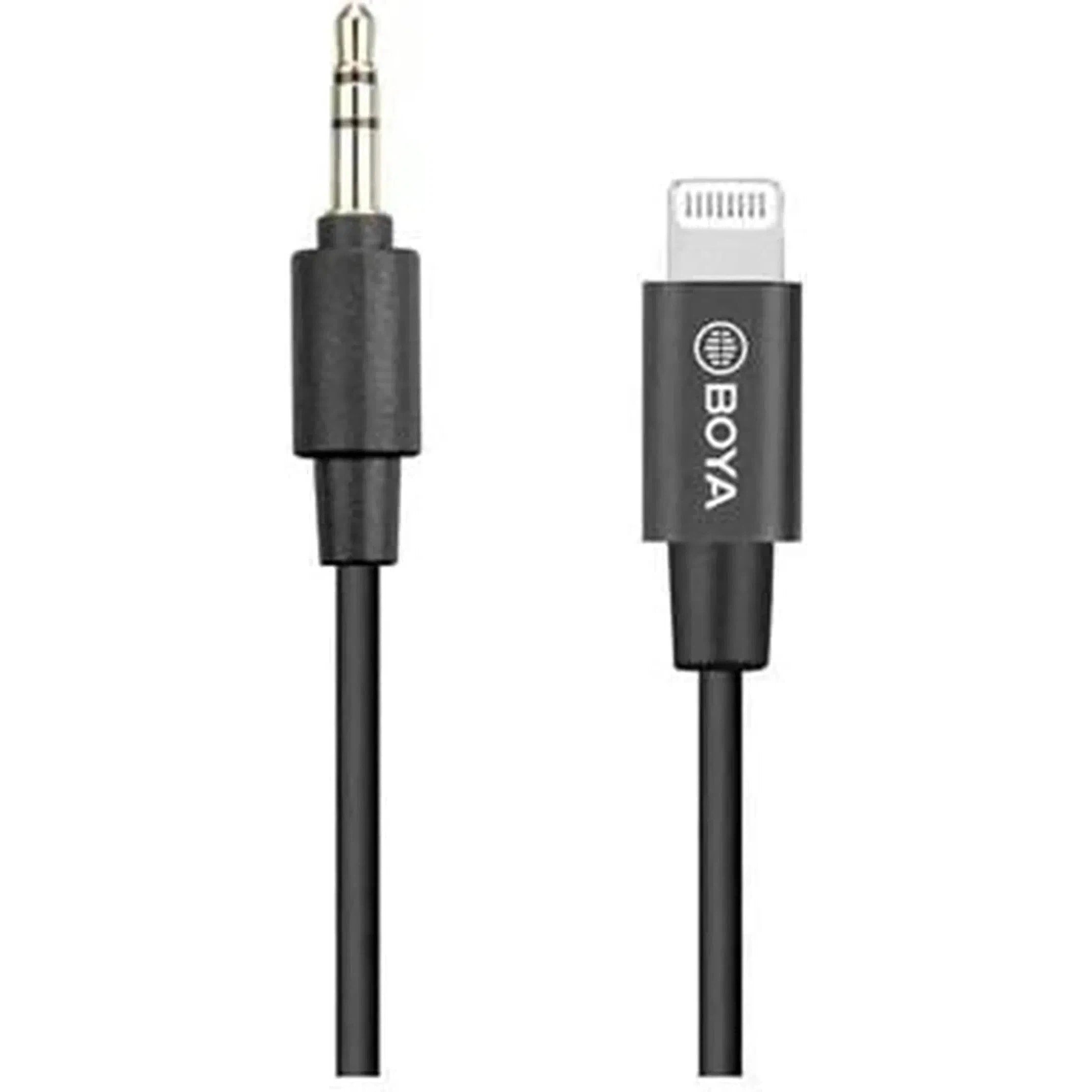 Boya 3.5Mm Male Trs To Male Lightning Adapter Cable-Cable-BOYA-Star Light Kuwait