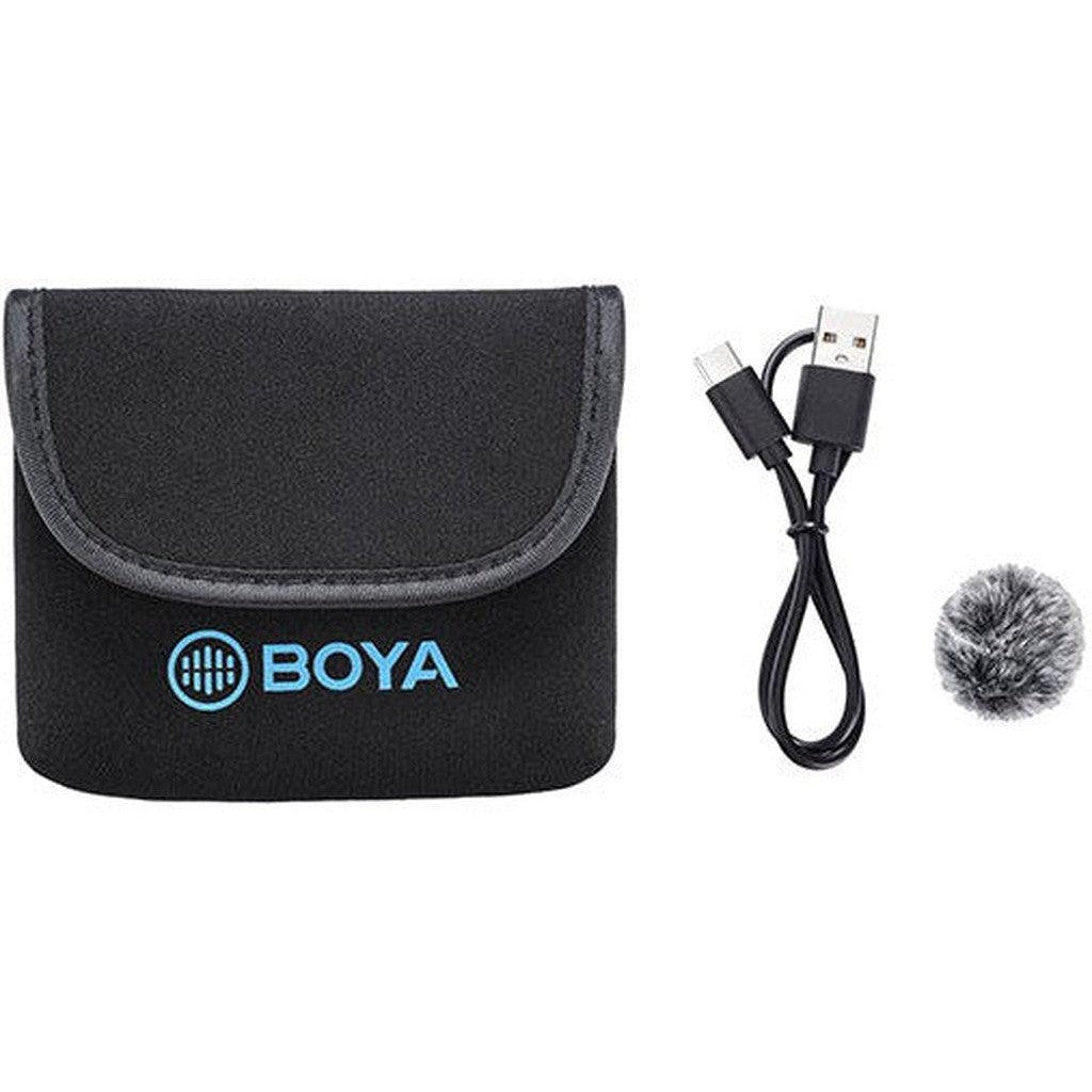 Boya By-M1V3 2.4Ghz Wireless Microphone With Ear-Return Monitoring Function - Black-Microphone-BOYA-Star Light Kuwait