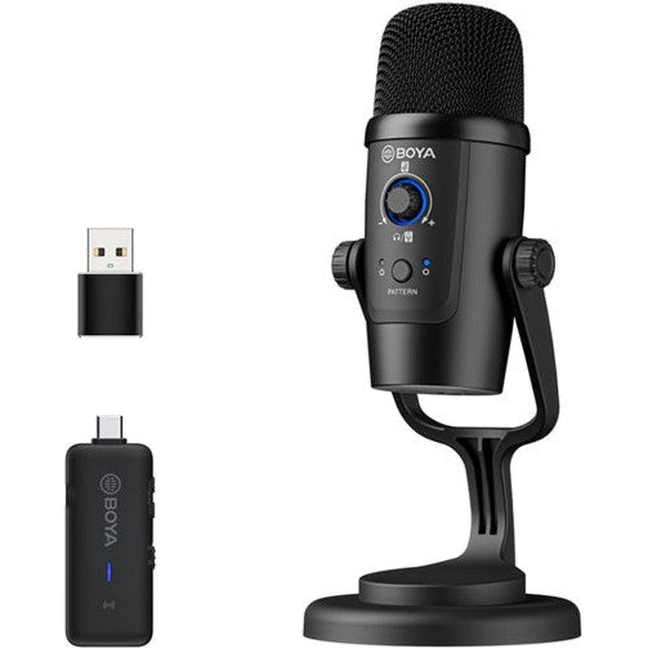 Boya By-Pm500W Optional Wired/2.4Ghz Wireless Dual-Function Microphone-10M - Black-Microphone-BOYA-Star Light Kuwait