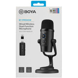 Boya By-Pm500W Optional Wired/2.4Ghz Wireless Dual-Function Microphone-10M - Black-Microphone-BOYA-Star Light Kuwait