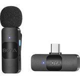 Boya By-V10 Smallest 2.4Ghz Wireless Microphone For Type-C Device-Microphone-BOYA-Star Light Kuwait