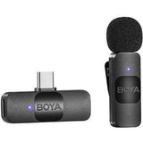 Boya By-V10 Smallest 2.4Ghz Wireless Microphone For Type-C Device-Microphone-BOYA-Star Light Kuwait