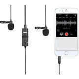 Boya Dual Mic Lavalier Microphone For Smartphones And Dslrs-Cable-BOYA-Star Light Kuwait