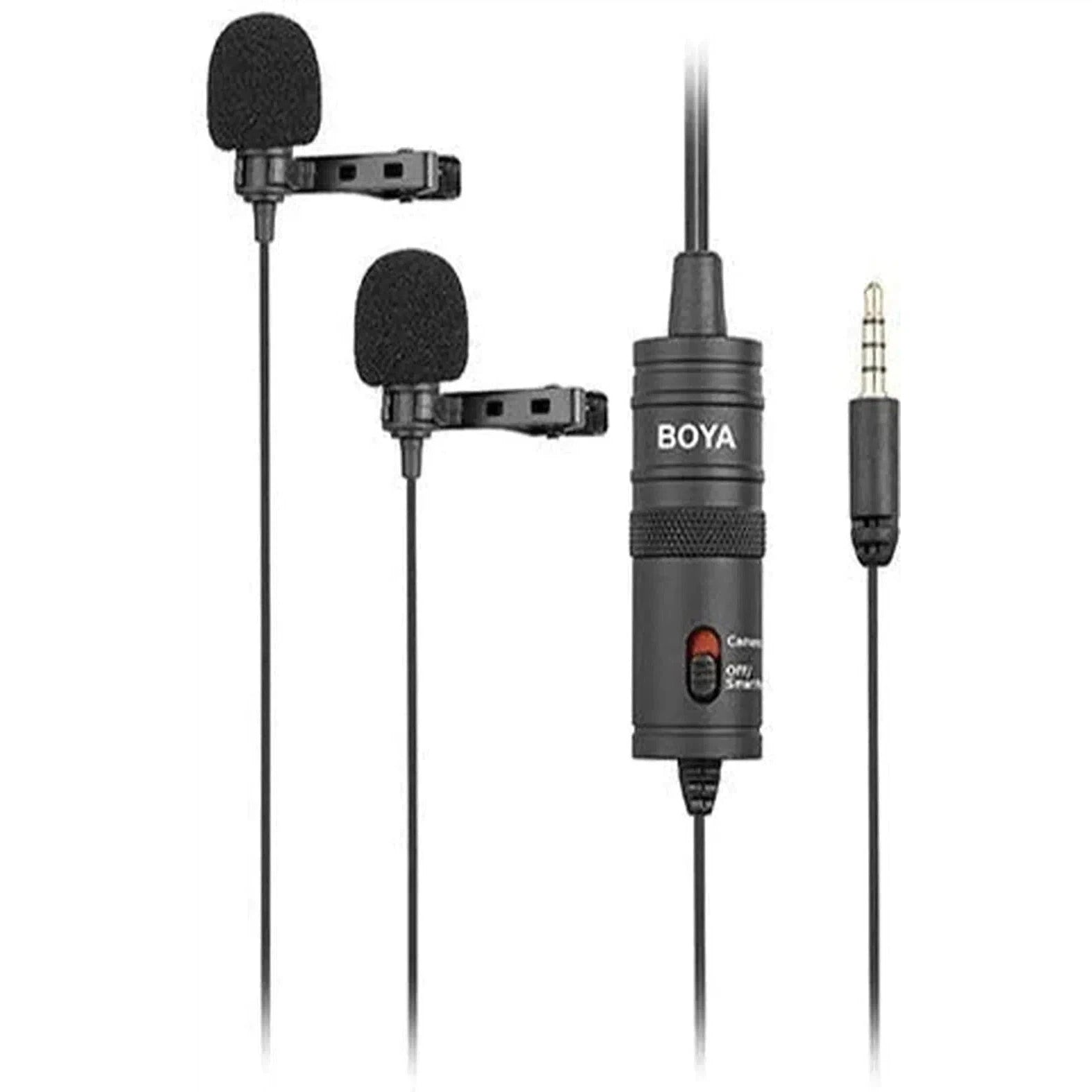 Boya Dual Mic Lavalier Microphone For Smartphones And Dslrs-Cable-BOYA-Star Light Kuwait