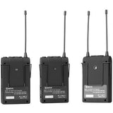 Boya Uhf Wireless Mic With One Receiver And Two Transmitter - Black-Microphone-BOYA-Star Light Kuwait