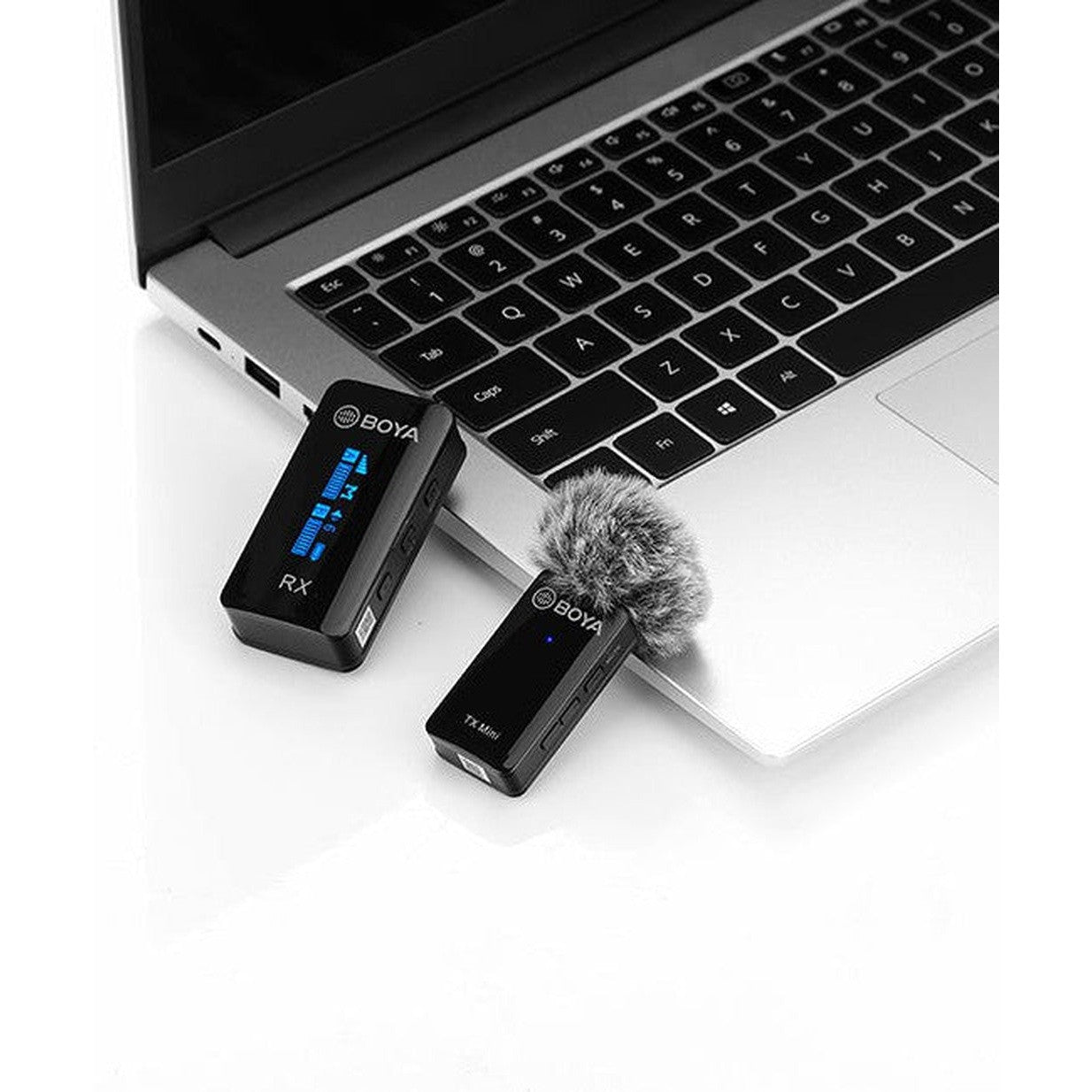 Boya Ultracompact 2.4Ghz Dual-Channel Wireless Microphone System - Black-Microphone-BOYA-Star Light Kuwait