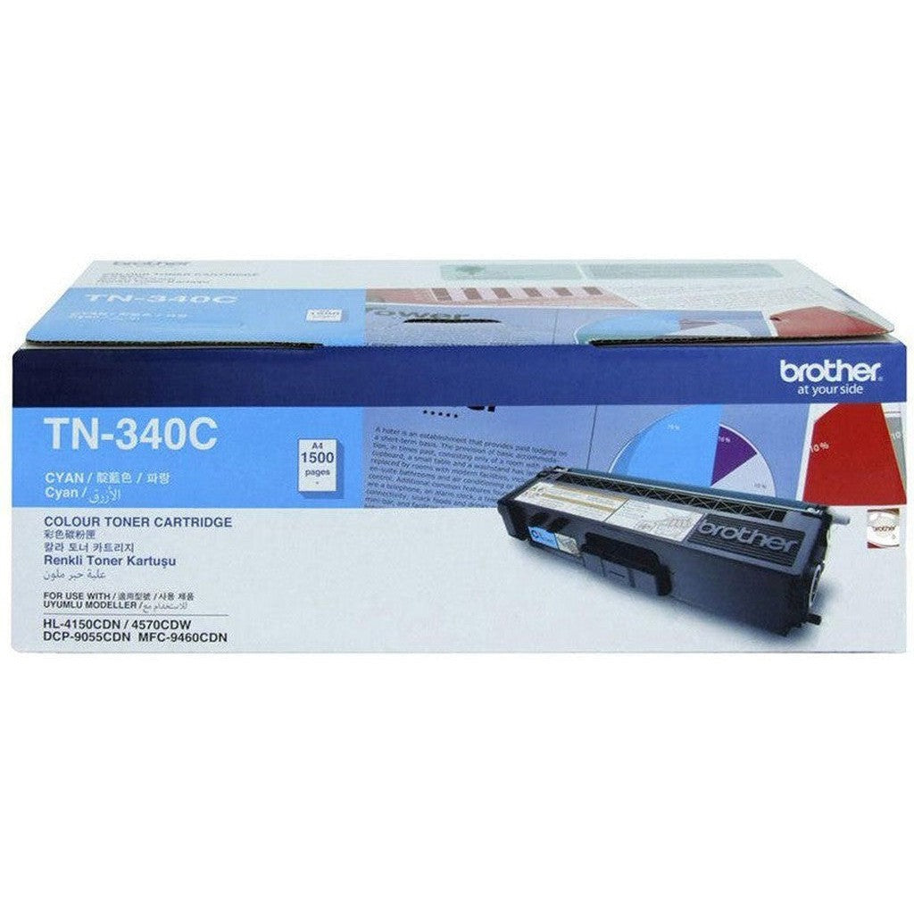 Brother Cyan Toner Tn-340C-Inks And Toners-Brother-Star Light Kuwait