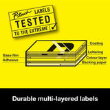 Brother Genuine TZe-223 Labelling Tape Cassette – Blue on White, 9mm wide