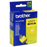 Brother LC 47 Yellow Ink Cartridge