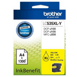 خرطوشة حبر أصلية صفراء من Brother طراز LC535XL 